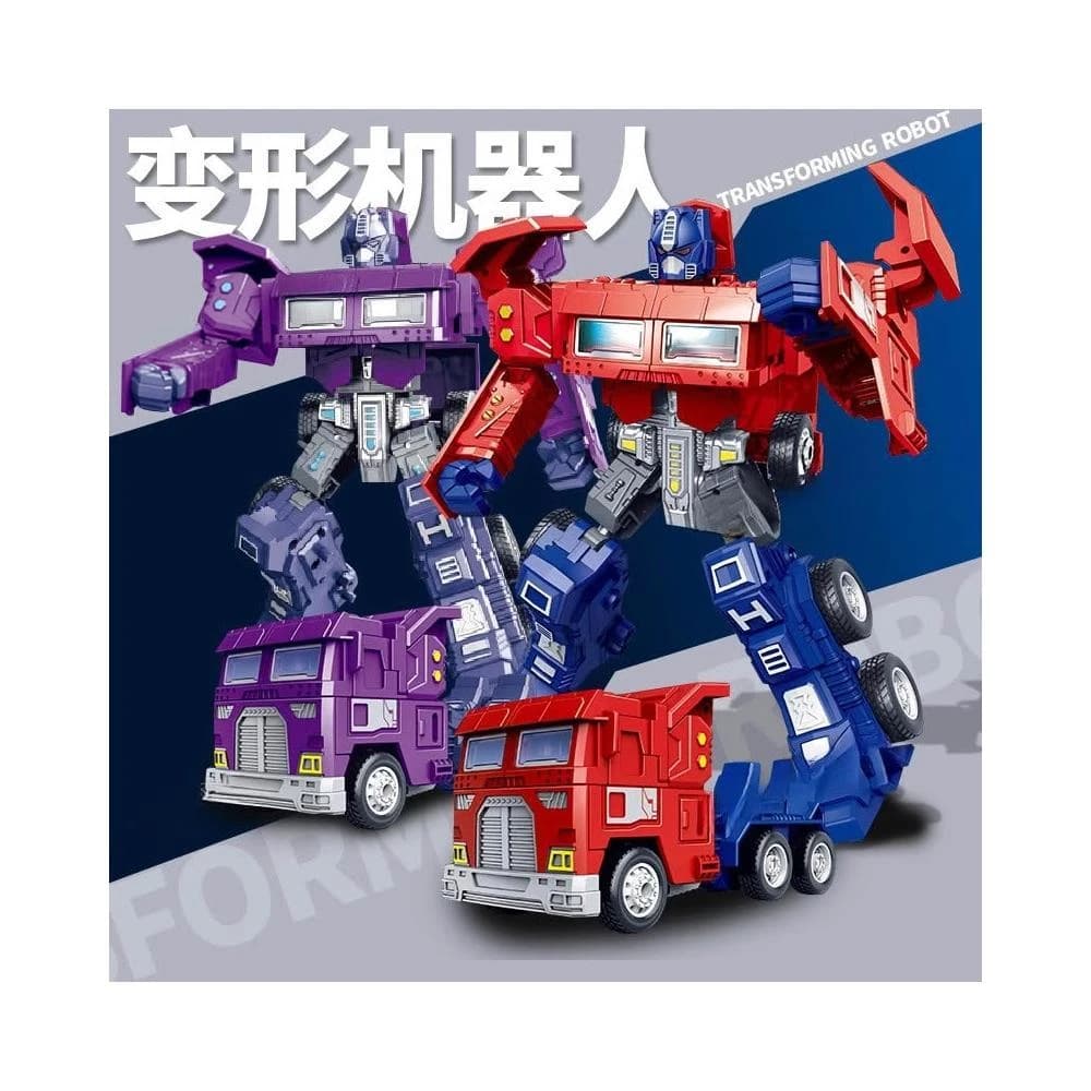 兒童汽車變形擎天機器人玩具小男孩子喜歡新款機甲送兒童生日禮物