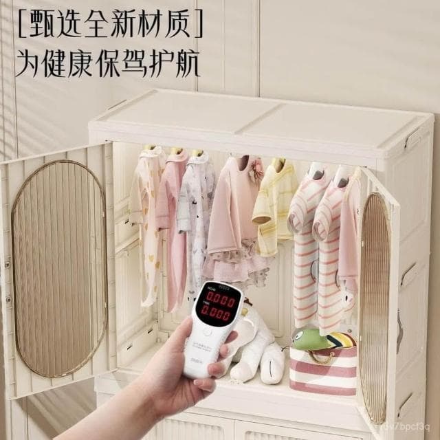 折疊式衣櫃家用多功能收納櫃臥室嬰兒寶寶衣物整理小衣櫥置物櫃子 折疊櫃 收納櫃 衣櫃 衣櫥 收納箱 大容量儲物櫃 整理箱