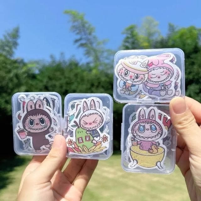 文具組 生日禮物 學生禮物 拉布布可愛兒童生日伴手禮盒labubu實用文具套裝幼兒園小學生禮物
