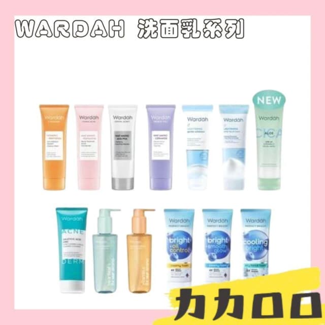 WARDAH 洗面乳 洗臉產品 洗臉用品 肌膚保養 保養 卸洗 日常使用 維生素C 蘆薈 泡沫洗面乳 KBT562