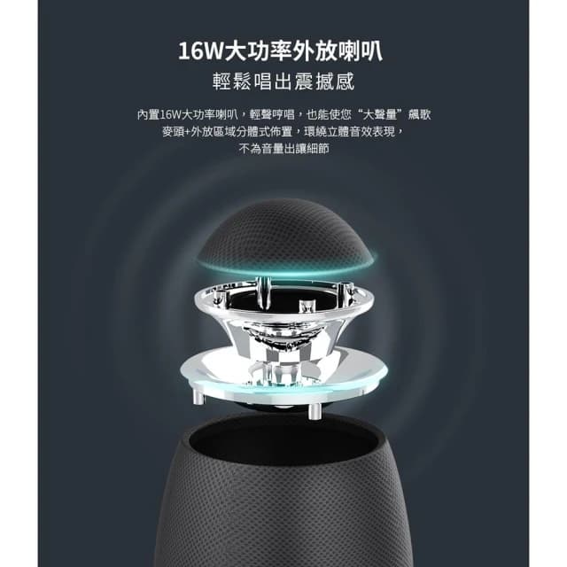 【Philips 飛利浦】唱放一體K歌 無線麥克風 【公司貨】可消原聲 藍芽麥克風 麥克風 麥克風音響 行動KTV DLM9318