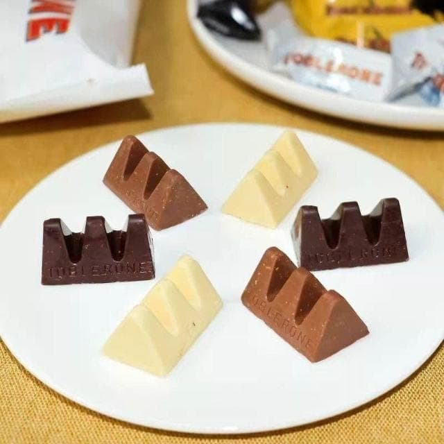 HanNaMiChan瑞士進口Toblerone三角巧克力黑巧牛奶白巧迷你獨立袋裝喜糖200g