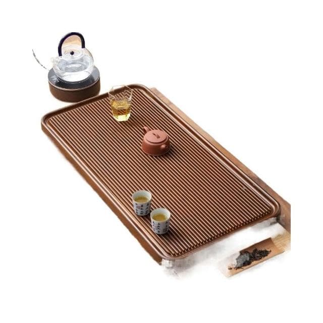 廠家直發 免稅 茶盤 茶盤家用新款輕奢風家用茶具託盤瀝水小型幹炮臺蓄排水小茶臺