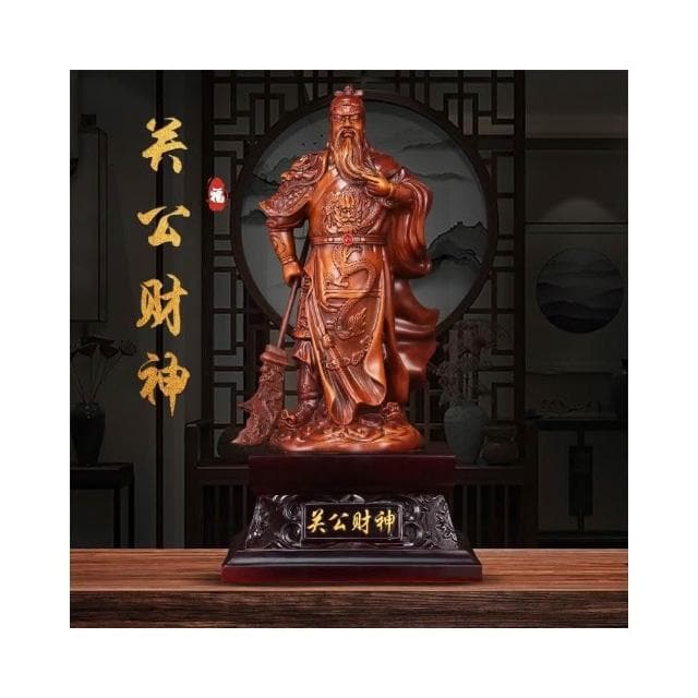 金關公擺件 武財神 家用關二爺 關羽 武財神爺 供奉神像 店鋪開業公司送禮 客廳供奉招財