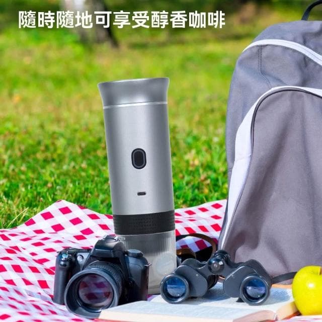 膠囊咖啡機 意式濃縮便攜式咖啡機 咖啡粉大小膠囊三合一 攜帶方便 一鍵啟動 冷熱雙萃