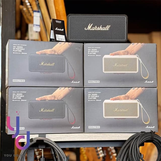 【Marshall】Marshall 馬歇爾 Middleton II 第二代 藍牙 喇叭 音響 台灣 公司貨 便攜 露營 18個月保固