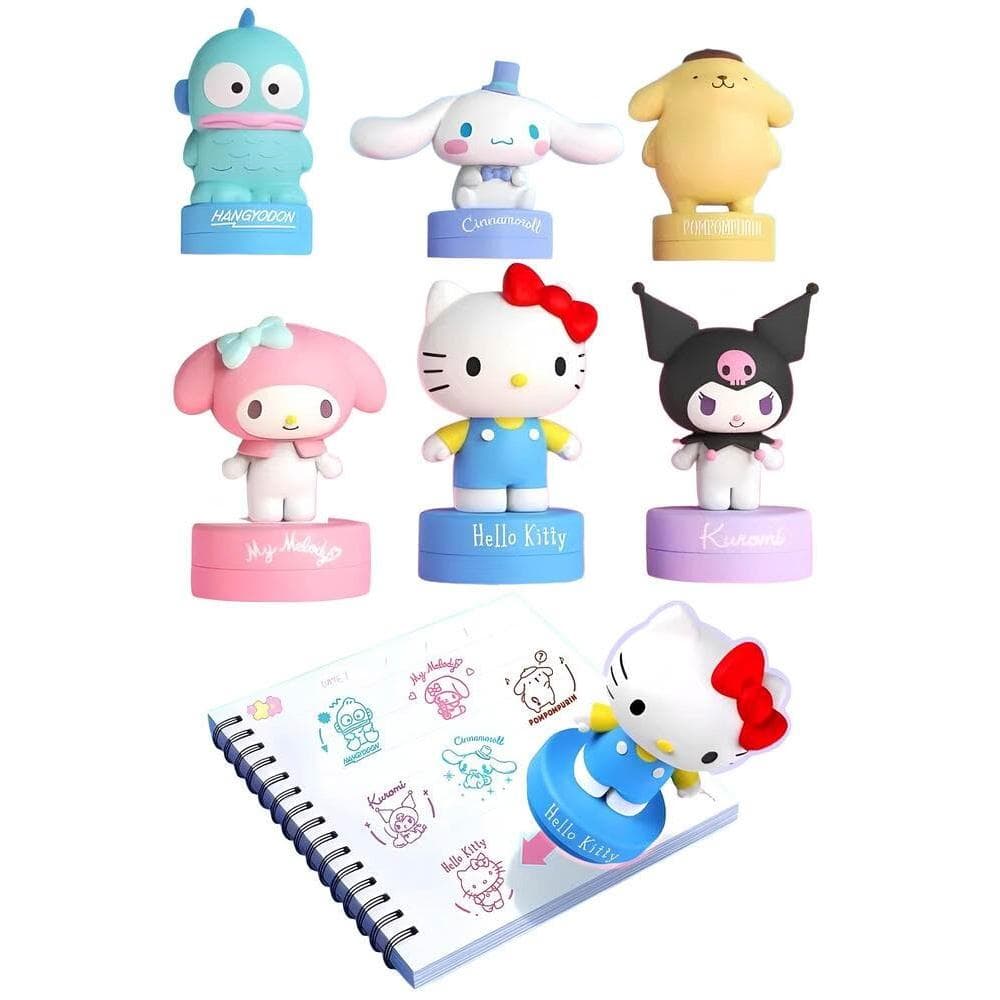 【SANRIO 三麗鷗】三麗鷗 印章 盲盒 學生獎勵印章 兒童獎勵印章 獎勵印章 老師獎勵印章 盲盒印章 獎勵 生日 禮物 送禮 交換 聖誕