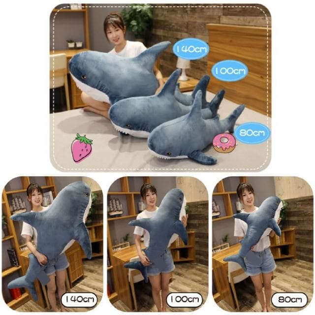 鯊魚抱枕 鯊魚娃娃 大鯊魚娃娃 鯊魚寶寶 生日禮物 情人節禮物 交換禮物 抱枕 午睡枕