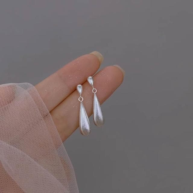 🎗飾間首飾鋪  S925銀耳環女輕奢小眾設計耳環首飾高級氣質耳釘飾品水滴耳飾