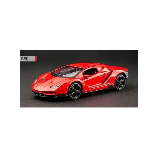 【Bello Life】合金回力車藍寶堅尼跑車 聲光合金車盒裝汽車模型玩具男孩生日聖誕禮物