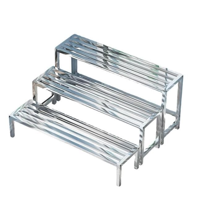 不锈钢花架 阶梯式组合阳台多肉专用多层架 加宽户外植物摆放花盆架 戶外花架 階梯式花架 陽台花架 盆栽架 花架陽臺落地式