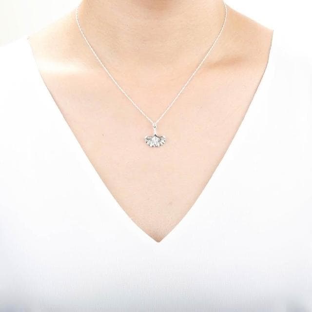 【Angel & Me】銀杏 葉 s925 純銀項鍊 女友 生日禮物 聖誕節禮物