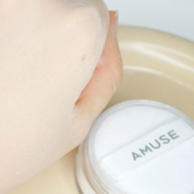 【AMUSE】陶瓷控油蜜粉 定妝蜜粉 控油 定妝 隱藏毛孔 潤色 ive 韓國小眾品牌 張員瑛