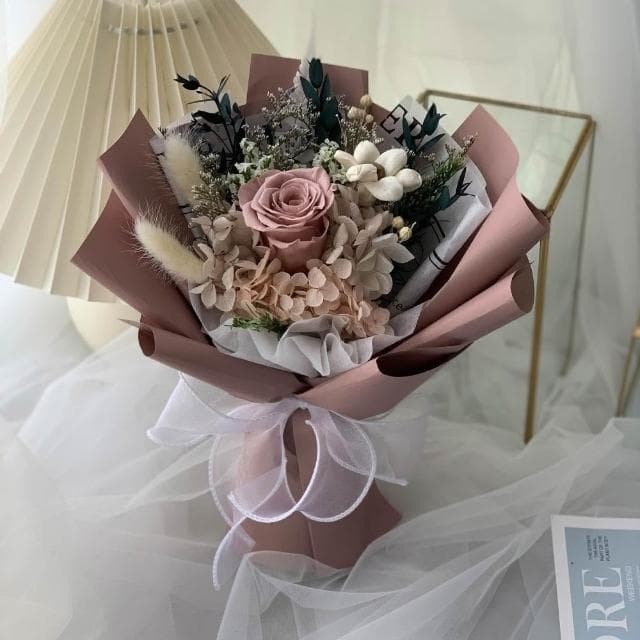 永生玫瑰花束七夕情人女神節520 畢業季教師節母親節生日節日禮物
