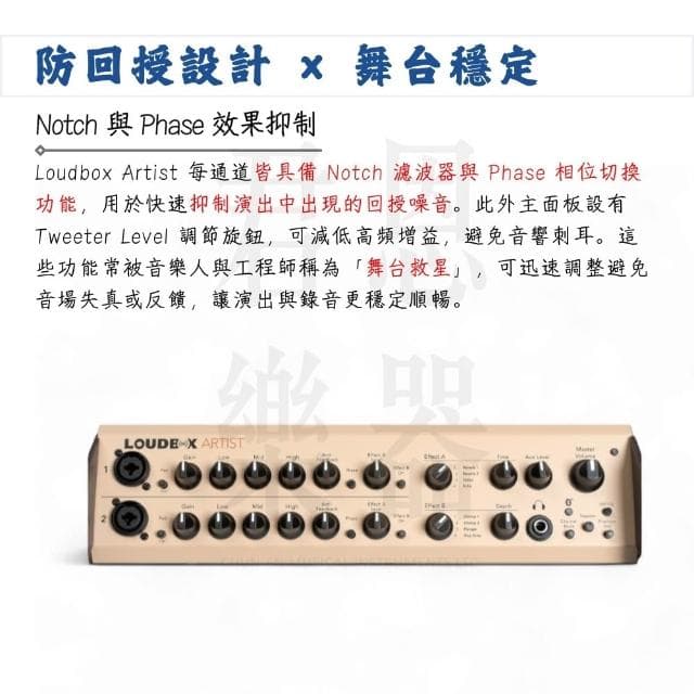 【FISHMAN】Loudbox Artist 藍牙木吉他音箱｜創新拾音技術（吉他音箱 樂器 音響 喇叭 前級 擴大機 彈唱 PA系統）