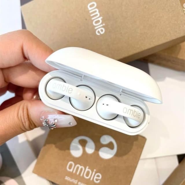 無線藍芽耳機 適用於ambie 氣傳導 跑步運動耳機 無線耳機 藍牙5.3 不入耳 防水耳 機 交換禮物