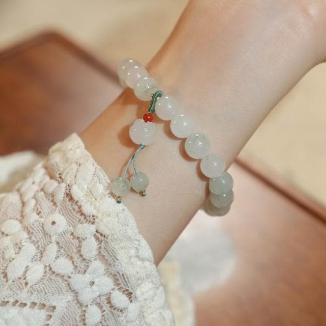 🎗飾間首飾鋪 天山翠手串珠飾品寶顯白百搭水晶手鍊首飾