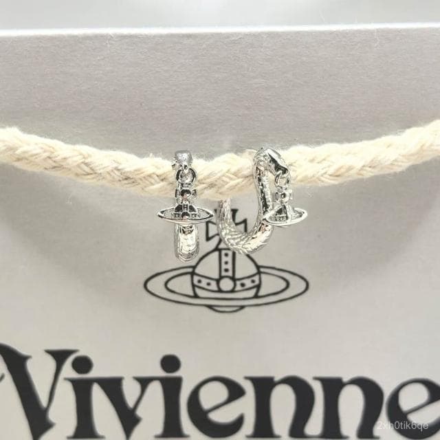  Vivienne Westwood蛇年限定款 小蛇orb土星耳圈耳環女 輕奢時尚星球耳墜