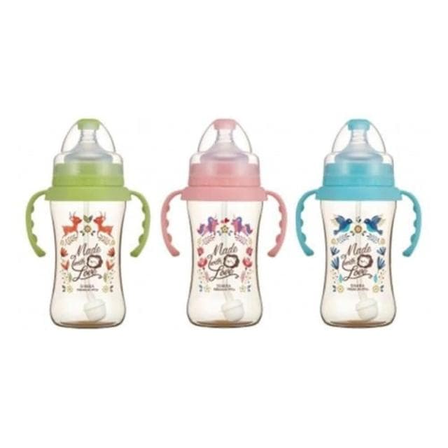 【Simba 小獅王辛巴】桃樂絲 心願PPSU自動把手寬口雙凹中奶瓶270ml