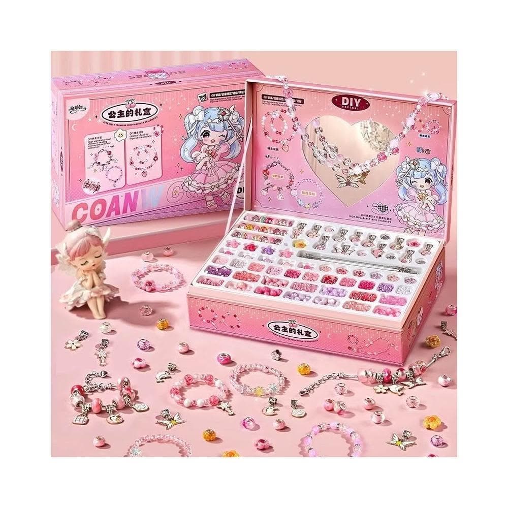兒童手鍊串珠手工diy材料玩具益智女孩5子的首飾女童生日禮物6歲7