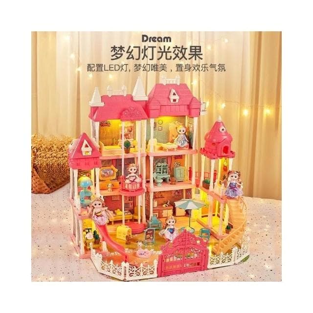 2025兒童玩具過家家小女孩子5公主別墅城堡女童娃娃屋3生日禮物6
