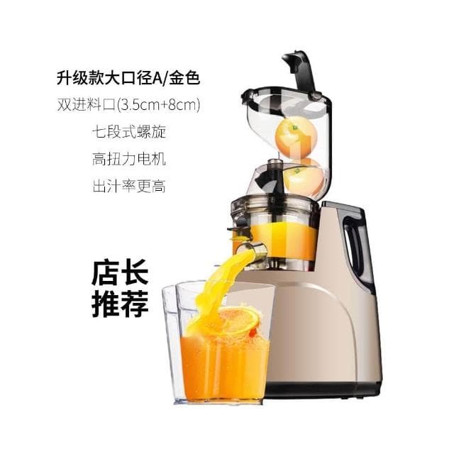 榨汁機家用渣汁分離水果全自動小型果蔬果肉多功能炸果汁機原汁機