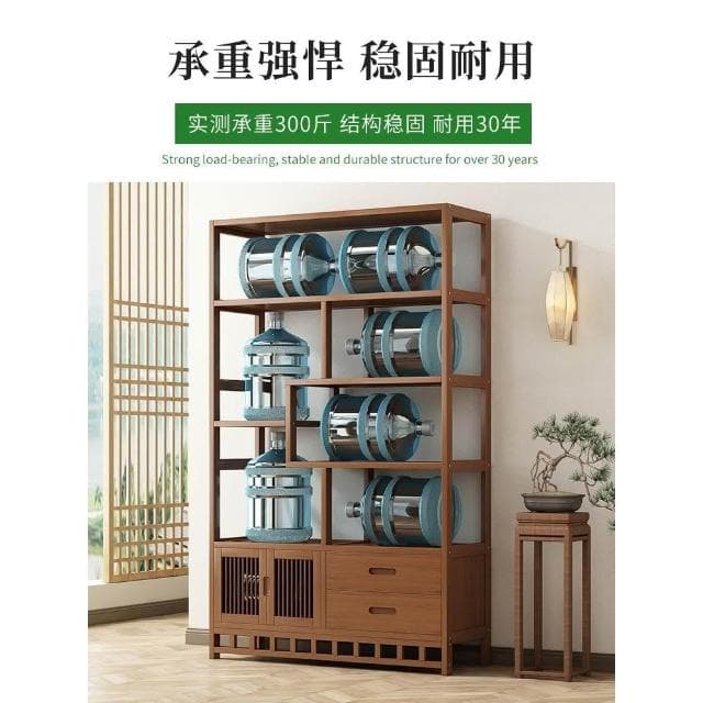 茶室茶櫃辦公室茶架子置物架茶葉架展示櫃非實木博古架茶具收納櫃