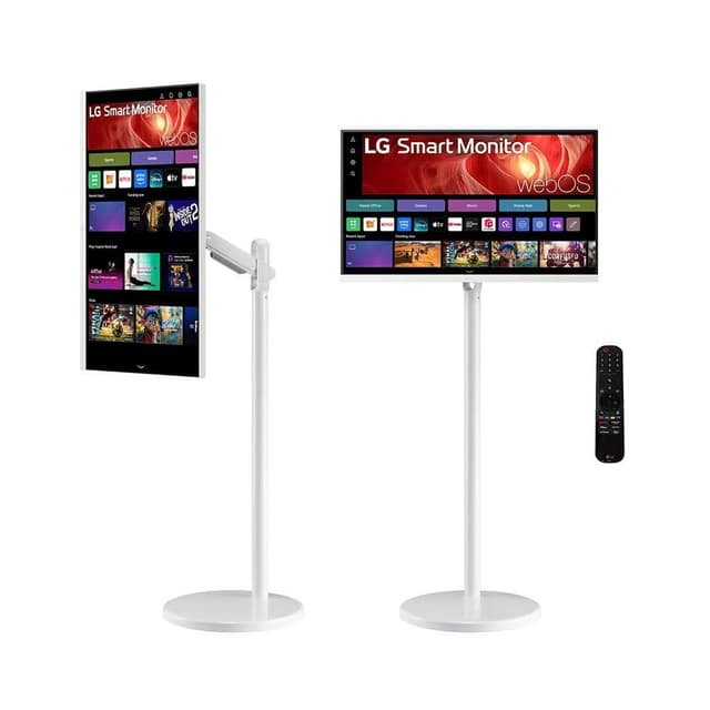 【LG 樂金】HoMIE機Pro 3 32吋 4K智慧聯網螢幕 (智慧螢幕/可移式螢幕/webOS/可翻轉直立操作/閨蜜機)