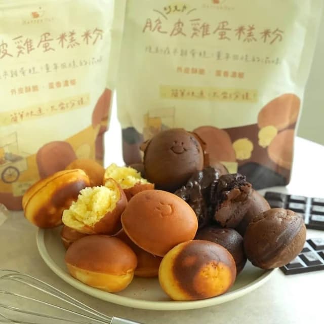 BatterDay焙日 脆皮雞蛋糕粉2kg大包裝 (預拌粉/奶素/烘焙DIY/鯛魚燒)