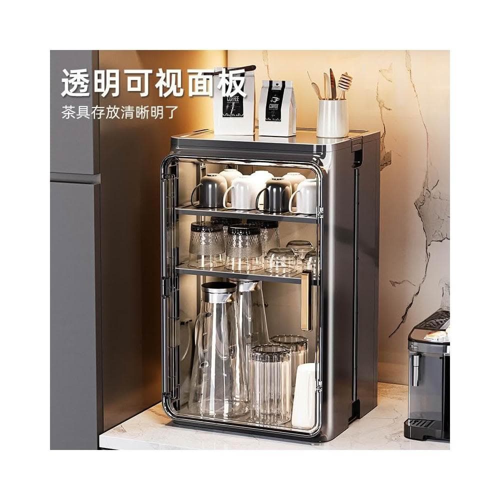 防塵杯子收納置物架 桌面茶杯水杯架 茶具收納盒