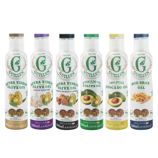 西班牙 Guillen 噴霧式油品200ml (酪梨/橄欖/玄米/松露/香蒜;酪梨油/橄欖油/噴霧油/氣炸鍋專用)