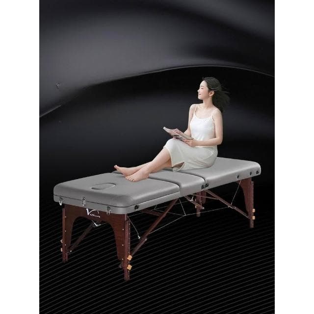 折疊按摩床推拿家用可攜式理療床艾灸紋繡紋身手提美容床