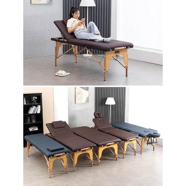 美諾原始點折疊按摩床推拿可攜式家用手提針艾灸理療美容床紋身床