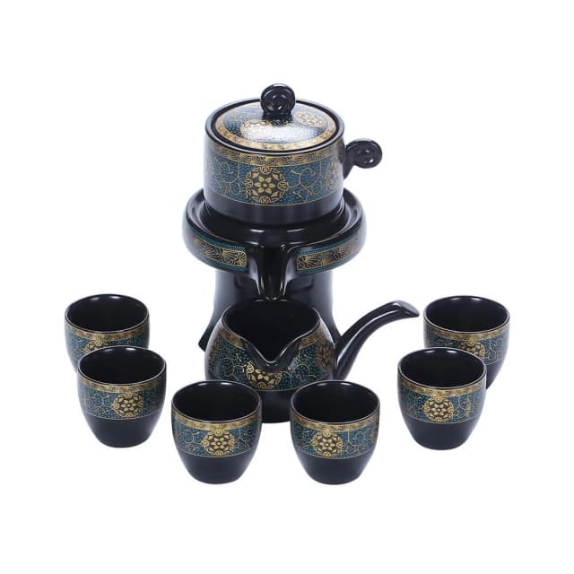 【生活好鄰居】自動茶具套組｜24H急速出貨(懶人泡茶 茶具禮盒 自動泡茶)