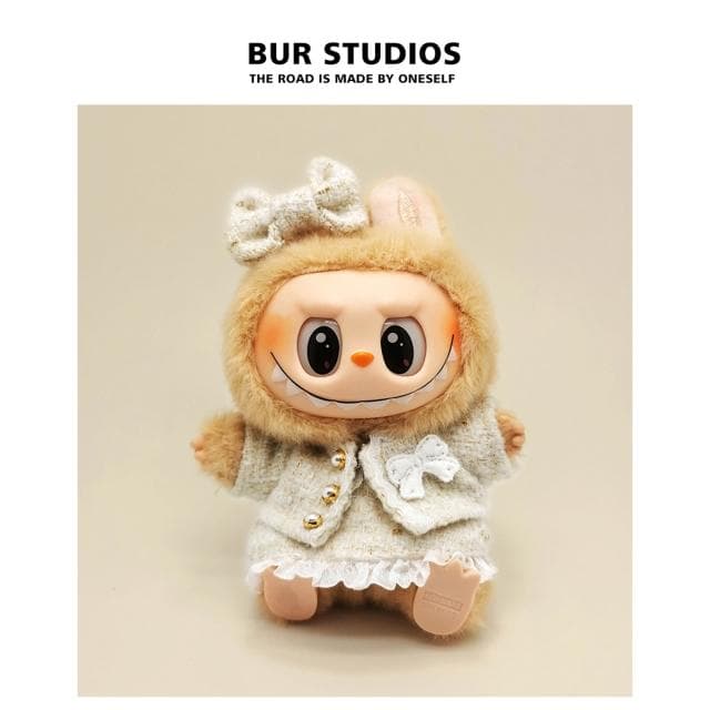 四季風精選好物 泡泡馬特拉布布衣服labubu娃衣替換馬卡龍坐坐派對掛件玩偶換裝替