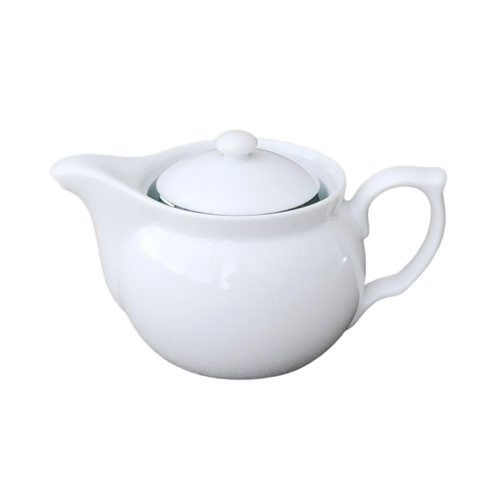 【美濃燒】日本製 佐倉小舖 拿破崙白色茶壺 附濾網 330ml 白瓷 泡茶壺 急須 泡茶 茶葉 茶具 日式茶壺