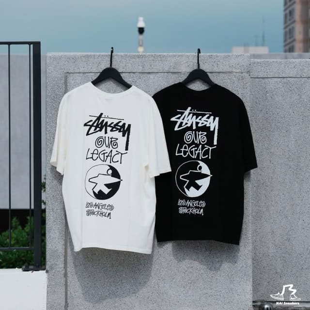 【STUSSY】STUSSY OUR LEGACY WORK 衝浪人 兩色 短TEE 男女款