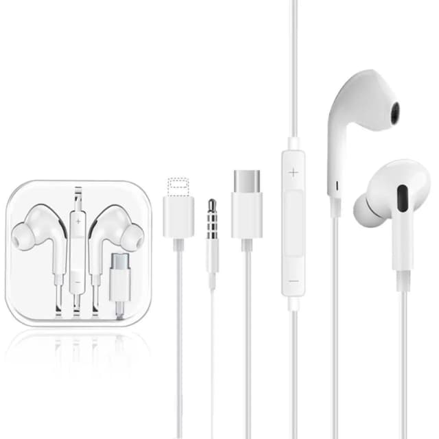 【貼膜達人】線控耳機 入耳式 有線耳機 環繞立體聲(適用 iPhone OPPO 小米 華為 三星 Vivo 華碩 Redmi)