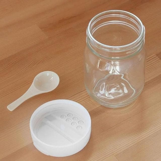 【Seisho 星硝】2WAY雙開口玻璃調味料罐320ml-3入組 附匙 (調味料罐/鹽罐/調味瓶/胡椒罐)