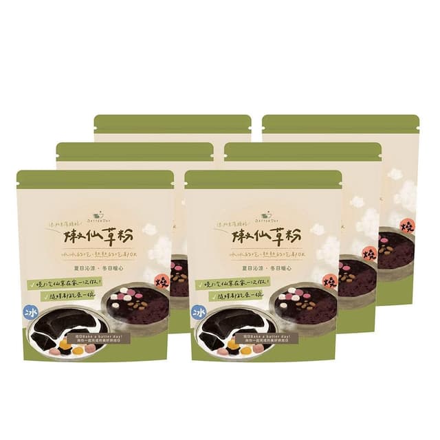 BatterDay焙日 嫩仙草凍粉500g-6入組 (燒仙草/仙草凍粉)