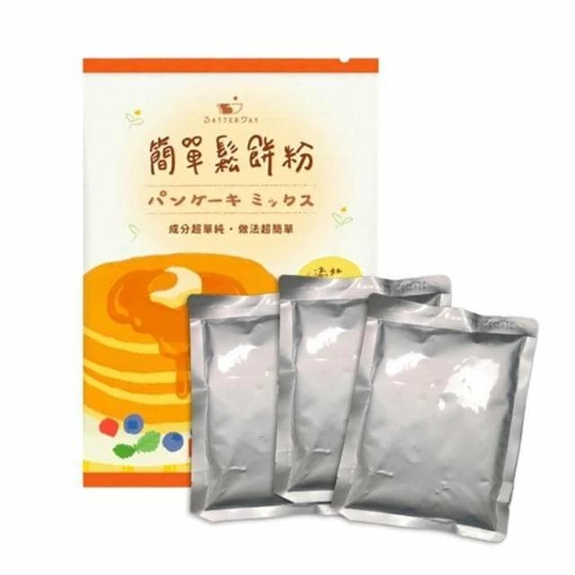 BatterDay焙日 簡單鬆餅粉200gx3袋-3入組 (預拌粉/烘焙DIY/奶素)