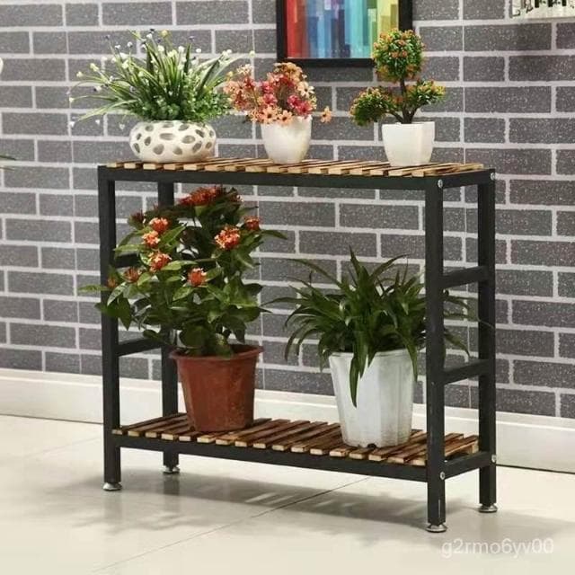 花架子客廳鐵藝多層花店花架置物架陽臺室內落地多肉綠蘿花盆架子 花架 植物架 陽臺花架 花盆架 多肉植物架 盆栽架 HT7