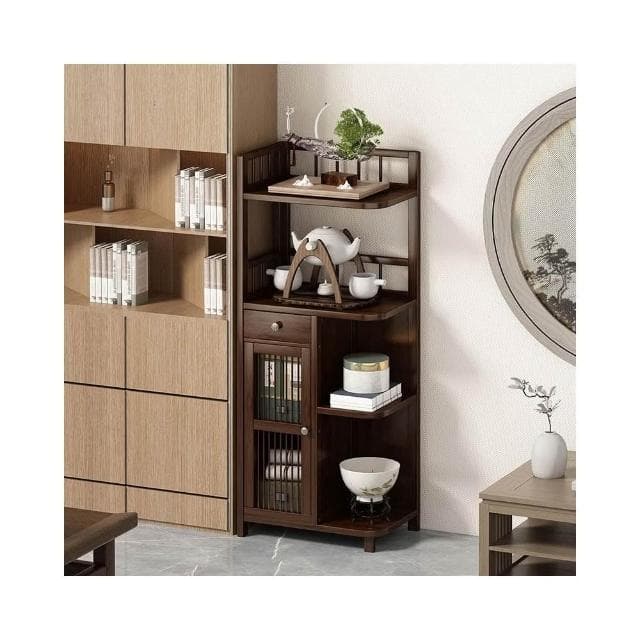 轉角櫃落地臥室客廳三角櫃子牆角櫃邊櫃儲物櫃茶具角落書櫃置物架