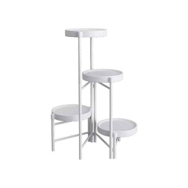 跨境簡易折疊鐵藝花架陽臺室內金屬植物架廠家批發落地小型盆栽架