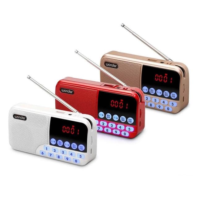 【WONDER 旺德】WONDER 旺德 藍牙/USB/TF 收音機 迷你音響 WS-T039U