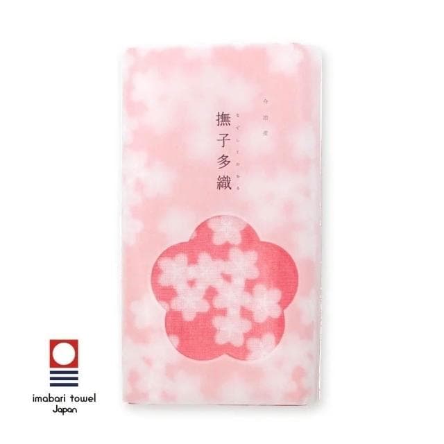 日本 撫子多織 紗布毛巾 34x90cm (櫻花;今治毛巾/口水巾/洗臉巾/彌月禮/宮本株式會社)