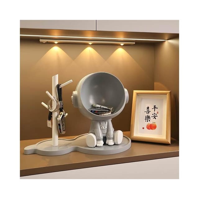 创意宇航员入户玄关钥匙收纳摆件家居装饰品客厅置物乔迁新居礼品