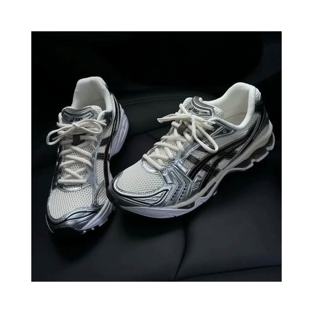 【asics 亞瑟士】Asics Gel-Kayano 14  Y2K 巴黎時裝同款 金屬銀 復古 白銀 1201A019-108