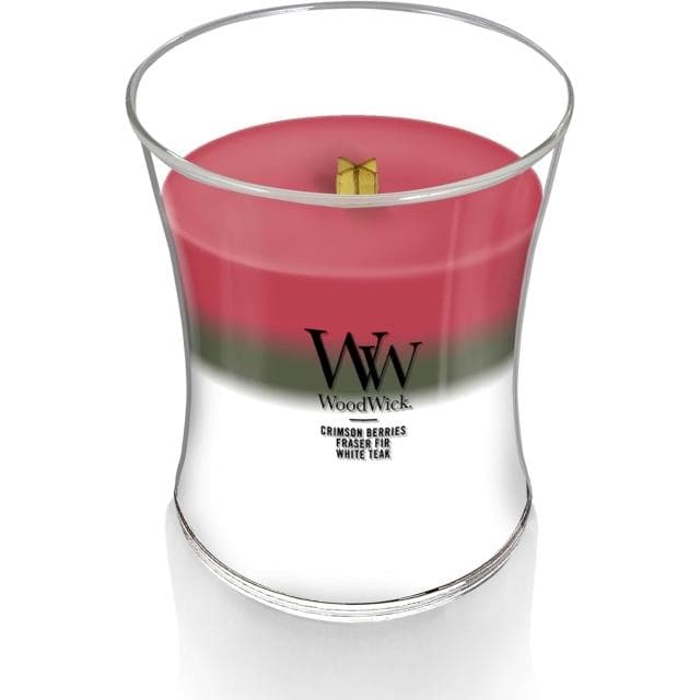 【WoodWick】美國WOODWICK 沙漏蠟燭 9.7oz 【冬季花圈三部曲】WINTER GARLAND TRILOGY 香氛蠟燭