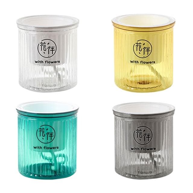 【生活職人】懶人盆栽 花盆 盆栽 塑膠盆 仿玻璃 自動吸水花盆 自動吸水 水培花盆 水培花盆 水耕植物